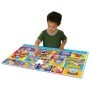 Puzzle mare de podea STEM sa invatam Numere in engleza 50 piese 91.44x60.96 cm